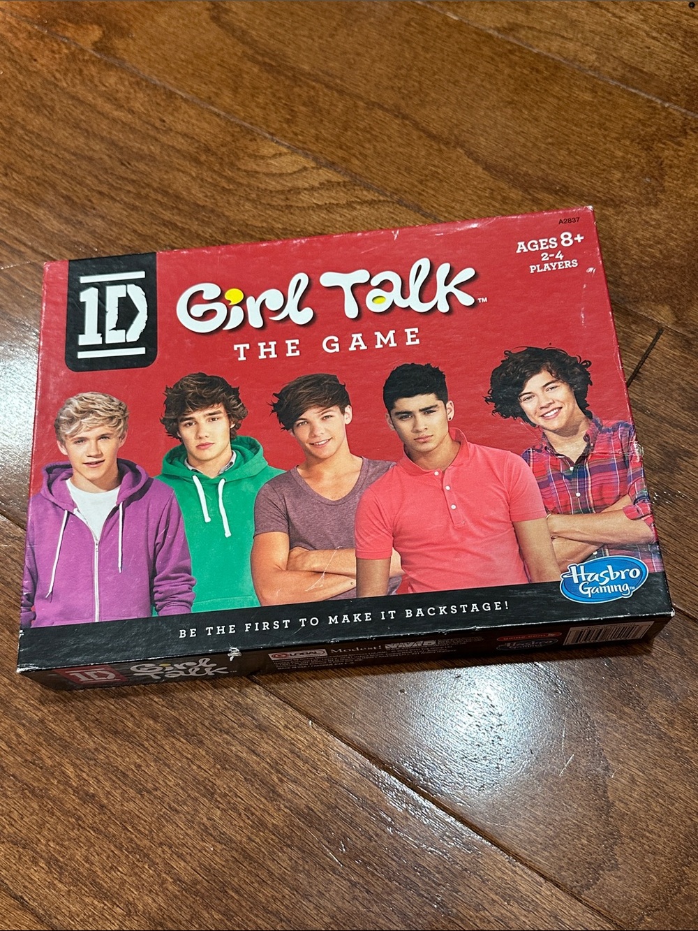 Hasbro 1D One Direction Girl Talk board game—please read!